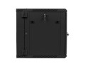 Szafa instalacyjna dwusekcyjna wisząca 19" 12U 600x600 czarna Lanberg (flat pack) - 1129065