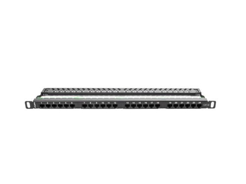 Patch panel Lanberg PPU5-0024-B 24 port 0.5U kat.5e czarny - 795771