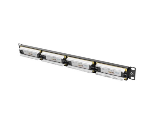 Patch panel Lanberg PPU5-1024-B 24 port 1U kat.5e czarny - 1076867