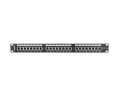 Patch panel Lanberg PPS5-1024-B 24 port 1U kat.5e ekranowany czarny - 795749