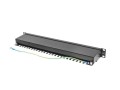 Patch panel Lanberg PPS5-1024-B 24 port 1U kat.5e ekranowany czarny - 795751