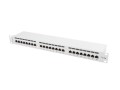 Patch panel Lanberg PPS5-1024-S 24 port 1U kat.5e ekranowany szary - 1146040