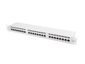 Patch panel Lanberg PPS6-1024-S 24 port 1U kat.6 ekranowany szary - 850272