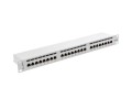Patch panel Lanberg PPS6-1024-S 24 port 1U kat.6 ekranowany szary - 850273