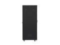 Szafa instalacyjna stojąca 19" 42U 800x800 Drzwi Szklane czarna Lanberg (flat pack) - 795874