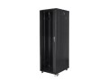 Szafa instalacyjna stojąca 19" 42U 800x800 Drzwi Szklane czarna Lanberg (flat pack) - 795875