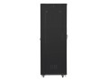 Szafa instalacyjna stojąca 19" 37U 800x800 Drzwi Szklane czarna Lanberg (flat pack) - 1158372