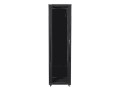 Szafa instalacyjna stojąca 19" 37U 800x800 Drzwi Szklane czarna Lanberg (flat pack) - 1158370