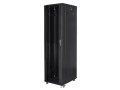 Szafa instalacyjna stojąca 19" 37U 800x800 Drzwi Szklane czarna Lanberg (flat pack) - 1158368