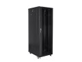 Szafa instalacyjna stojąca 19" 47U 800x800 Drzwi Szklane czarna Lanberg (flat pack) - 1158360