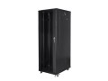 Szafa instalacyjna stojąca 19" 47U 800x800 Drzwi Szklane czarna Lanberg (flat pack) - 1158358