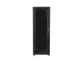 Szafa instalacyjna stojąca 19" 47U 800x800 Drzwi Szklane czarna Lanberg (flat pack) - 1158359