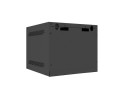 Szafa instalacyjna Rack wisząca 10" 4U 280x310mm czarna Lanberg (flat pack) - 1077010