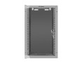 Szafa instalacyjna wisząca 10" 9U 280x310 szara Lanberg (flat pack) - 1077058
