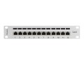 Patch panel Lanberg PPF6-9012-S 12 port 1U 10" kat.6 ekranowany szary - 795807