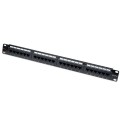 Patch panel TechlyPro 1U UTP 24xRJ45 Cat.6, czarny - 1464023