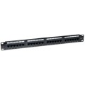 Patch panel TechlyPro 1U UTP 24xRJ45 Cat.6, czarny - 1464026
