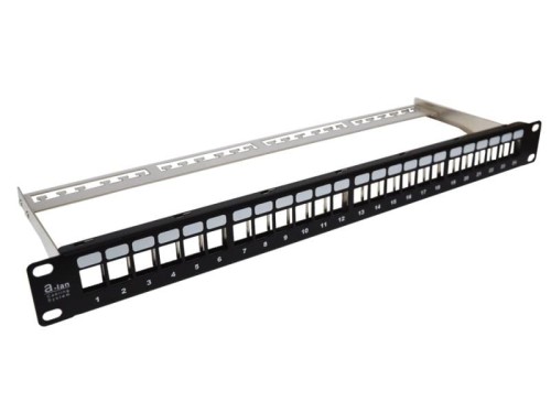 Patch panel A-LAN PK020 (1U; 19"; 24xRJ-45) - 795776