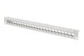 Patch panel pusty DIGITUS 19" 24 port 1U do modułów keystone (RAL 7035) - 1444005