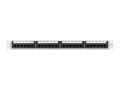 Patch panel Lanberg 24 port 1U kat.6A szary - 1597175
