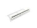 Patch panel pusty Lanberg 12 port 1U 10" z organizerem do modułów keystone szary - 1597196