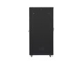 Szafa instalacyjna stojąca 19" 42U 800x1200 czarna Lanberg (flat pack) - 1158342