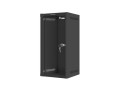 Szafa instalacyjna Rack wisząca 10" 12U 280x310mm czarna Lanberg (flat pack) - 1129020