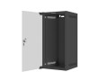 Szafa instalacyjna Rack wisząca 10" 12U 280x310mm czarna Lanberg (flat pack) - 1129018