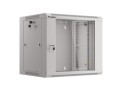Szafa instalacyjna wisząca 19" 9U 570x450 szybki montaż szara Lanberg (flat pack) - 796109