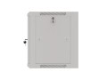 Szafa instalacyjna wisząca 19" 9U 570x450 szybki montaż szara Lanberg (flat pack) - 796115