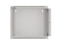 Szafa instalacyjna wisząca 19" 9U 570x450 szybki montaż szara Lanberg (flat pack) - 796108