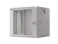 Szafa instalacyjna wisząca 19" 9U 570x450 szybki montaż szara Lanberg (flat pack) - 796113