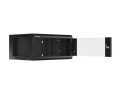 Szafa instalacyjna wisząca 19" 4U 570x450 szybki montaż czarna Lanberg (flat pack) - 795987