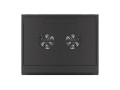 Szafa instalacyjna wisząca 19" 4U 570x450 szybki montaż czarna Lanberg (flat pack) - 795993