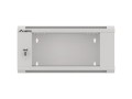 Szafa instalacyjna wisząca 19" 4U 570x450 szybki montaż szara Lanberg (flat pack) - 1308349