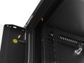 Szafa instalacyjna wisząca 19" 6U 570x600 szybki montaż czarna Lanberg (flat pack) - 796292