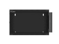 Szafa instalacyjna wisząca 19" 6U 570x600 szybki montaż czarna Lanberg (flat pack) - 796294