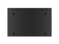 Szafa instalacyjna wisząca 19" 6U 570x600 szybki montaż czarna Lanberg (flat pack) - 796296