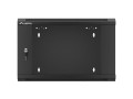 Szafa instalacyjna wisząca 19" 6U 570x600 szybki montaż czarna Lanberg (flat pack) - 796291
