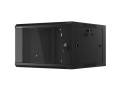 Szafa instalacyjna wisząca 19" 6U 570x600 szybki montaż czarna Lanberg (flat pack) - 796295
