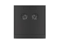 Szafa instalacyjna wisząca 19" 9U 570x600 szybki montaż czarna Lanberg (flat pack) - 796312