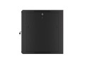 Szafa instalacyjna wisząca 19" 12U 570x600 szybki montaż czarna Lanberg (flat pack) - 796208