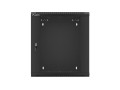 Szafa instalacyjna wisząca 19" 12U 570x600 szybki montaż czarna Lanberg (flat pack) - 796197
