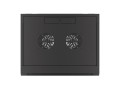 Szafa instalacyjna wisząca 19" 9U 570x450 szybki montaż czarna Lanberg (flat pack) - 796021