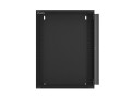 Szafa instalacyjna wisząca 19" 15U 570x600 szybki montaż czarna Lanberg (flat pack) - 1128924