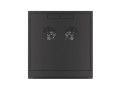 Szafa instalacyjna wisząca 19" 15U 570x600 szybki montaż czarna Lanberg (flat pack) - 1128922