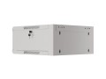 Szafa instalacyjna wisząca 19" 4U 570x600 szybki montaż szara Lanberg (flat pack) - 796181