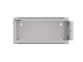 Szafa instalacyjna wisząca 19" 4U 570x600 szybki montaż szara Lanberg (flat pack) - 796173