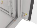 Szafa instalacyjna wisząca 19" 18U 570x450 szybki montaż szara Lanberg (flat pack) - 796232