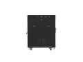Szafa instalacyjna stojąca 19" 15U 800x1000 Drzwi Szklane czarna Lanberg (flat pack) LCD - 1152080